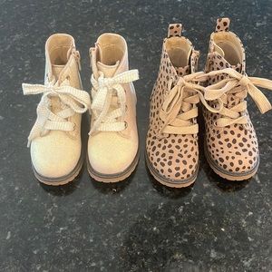 Toddler Sparkle and Leopard Boots